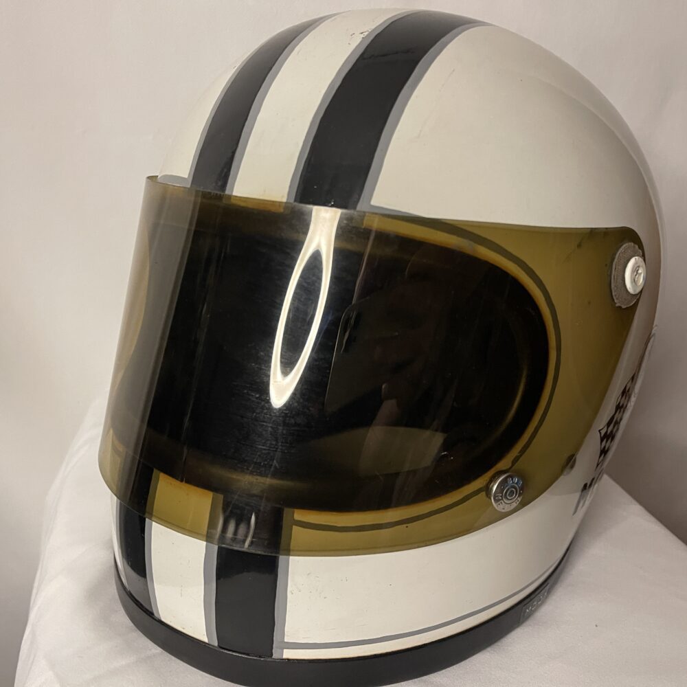 Steve McQueen replica Sebring helmet 1970