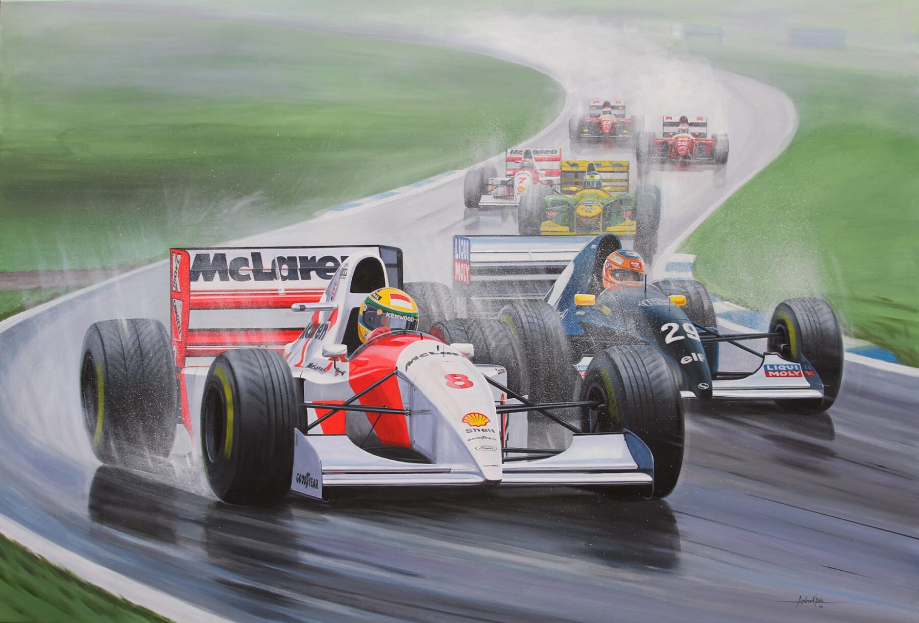 Donington signed 1993 senna