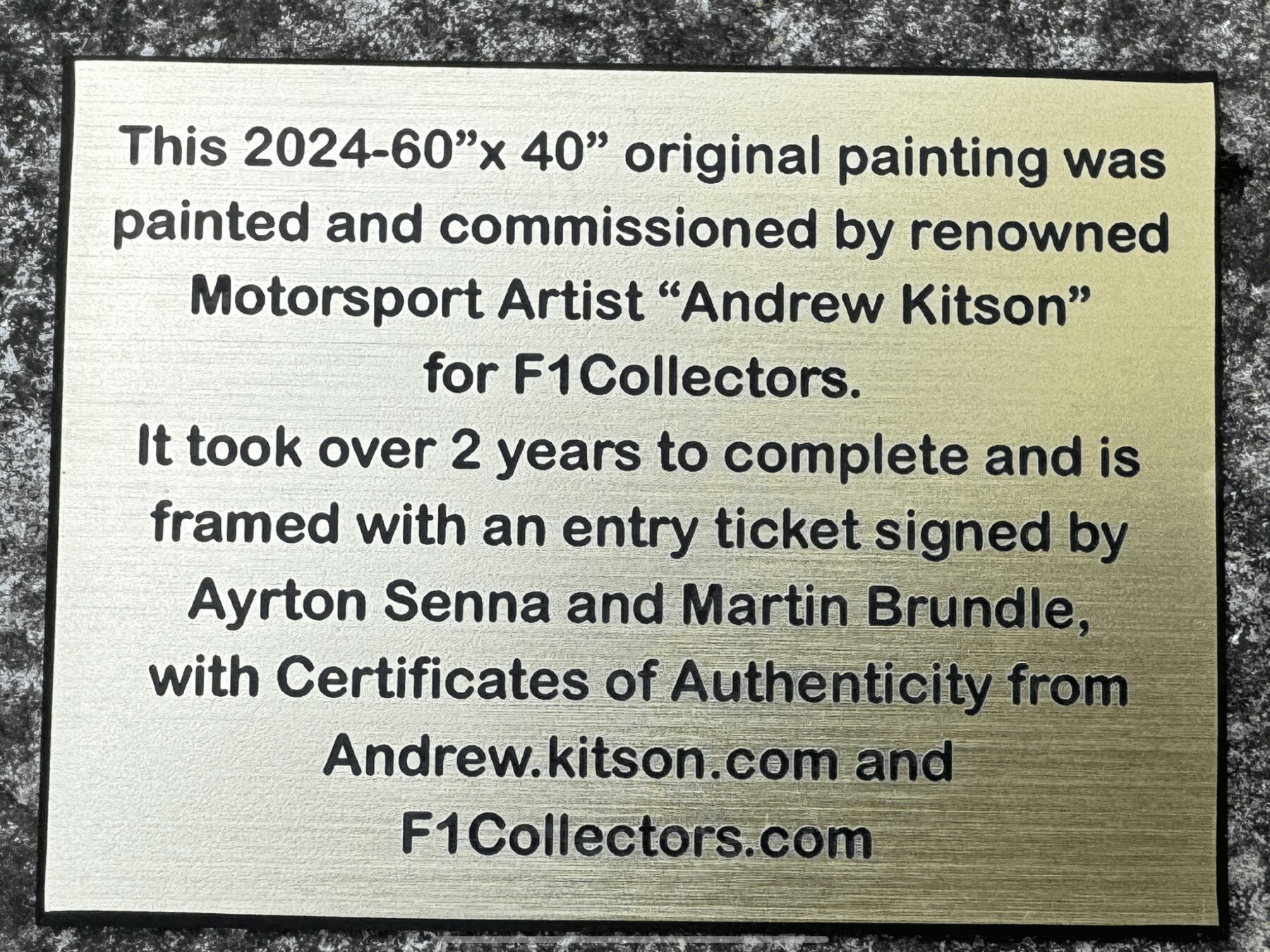 Ayrton Senna-Donington 1993-signed - Image 6