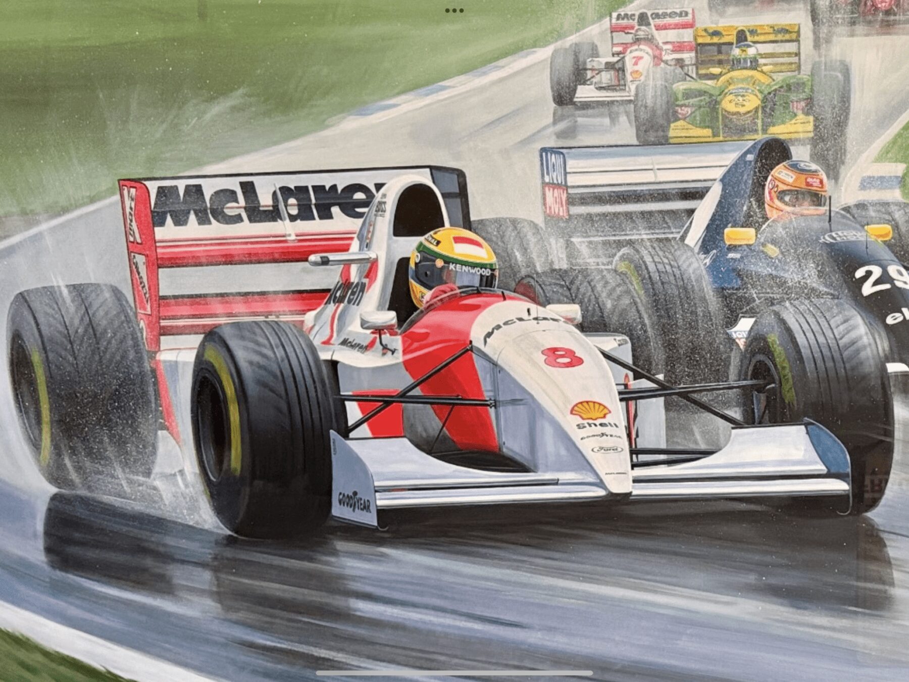 Ayrton Senna-Donington 1993-signed - Image 16