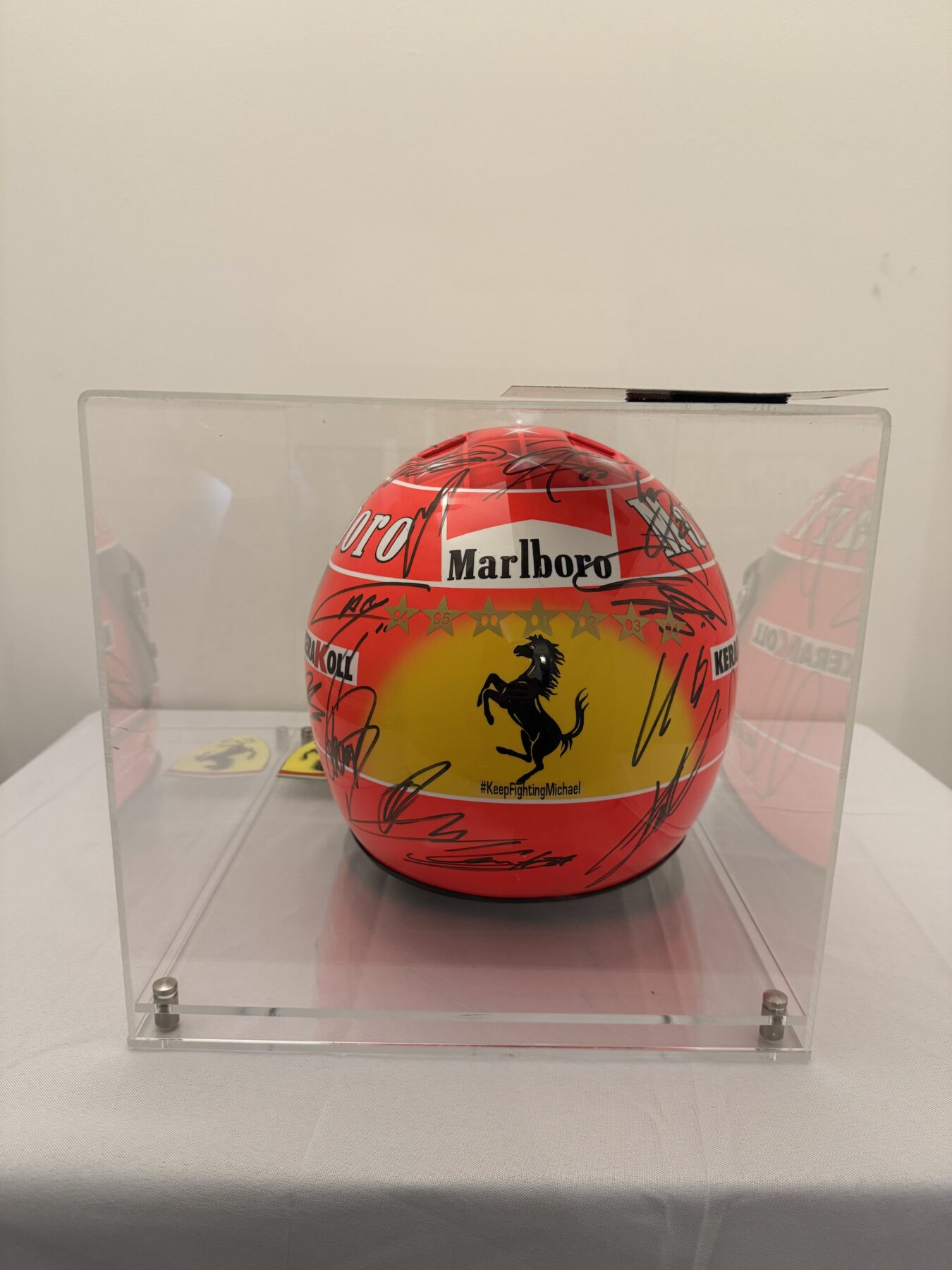 Michael Schumacher multi signed helmet - Image 14