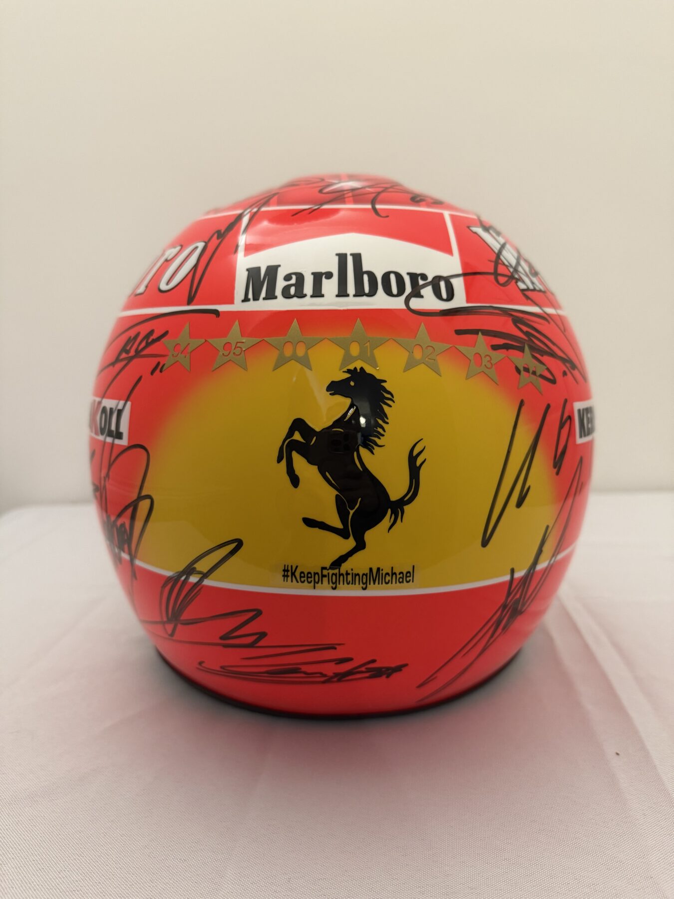 Michael Schumacher multi signed helmet - Image 7