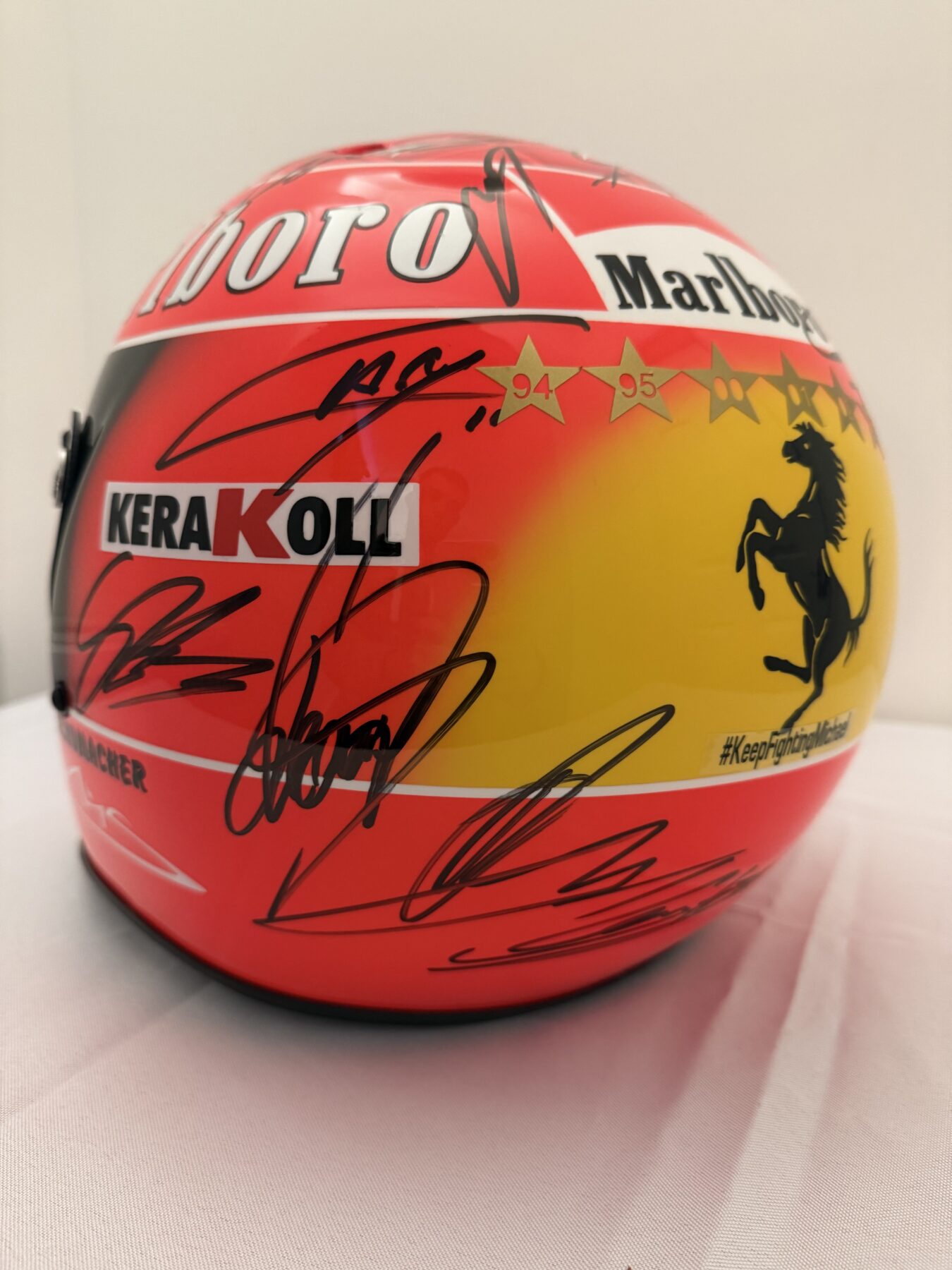 Michael Schumacher multi signed helmet - Image 5