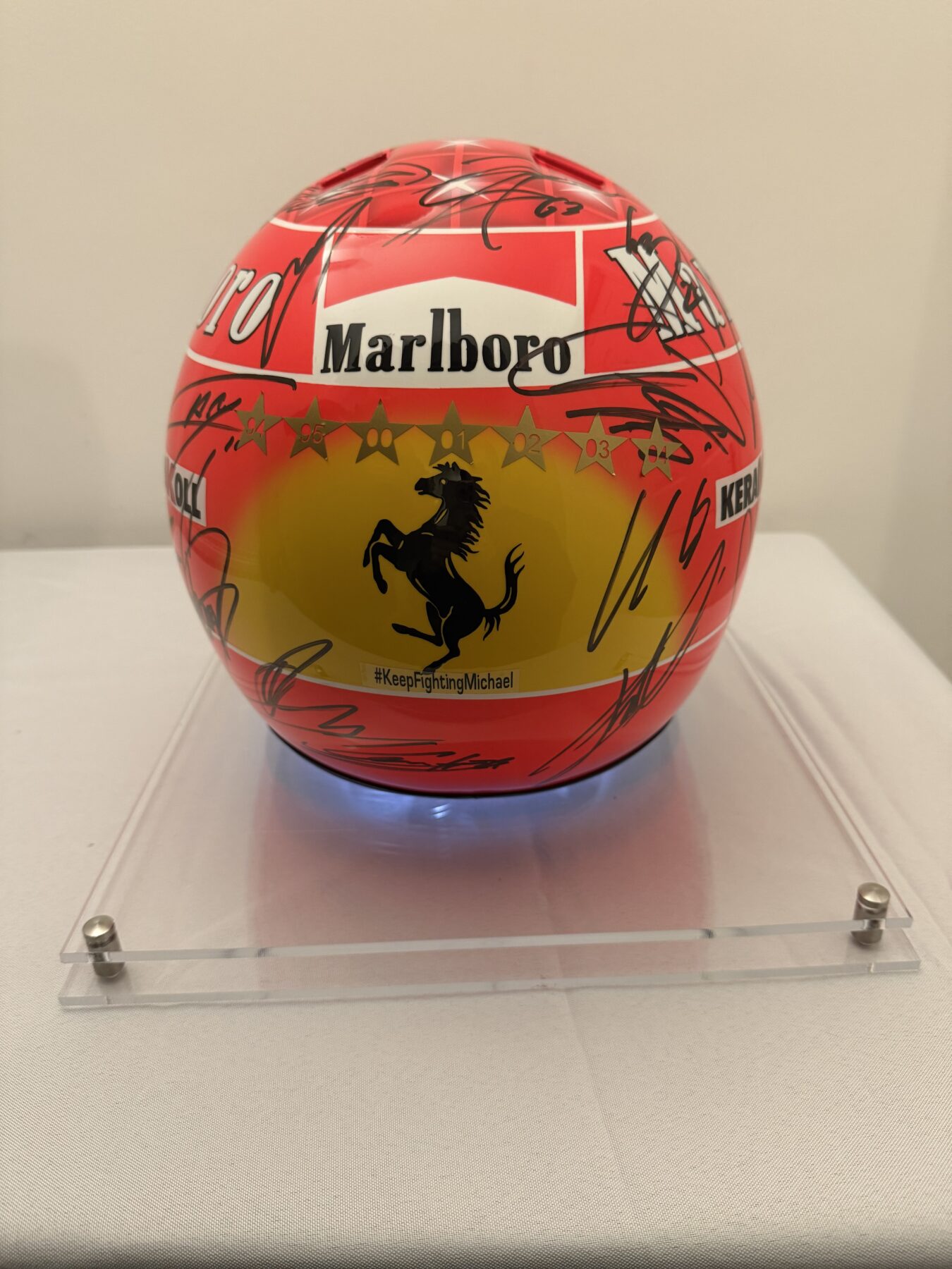 Michael Schumacher Multi Signed Helmet - Image 15