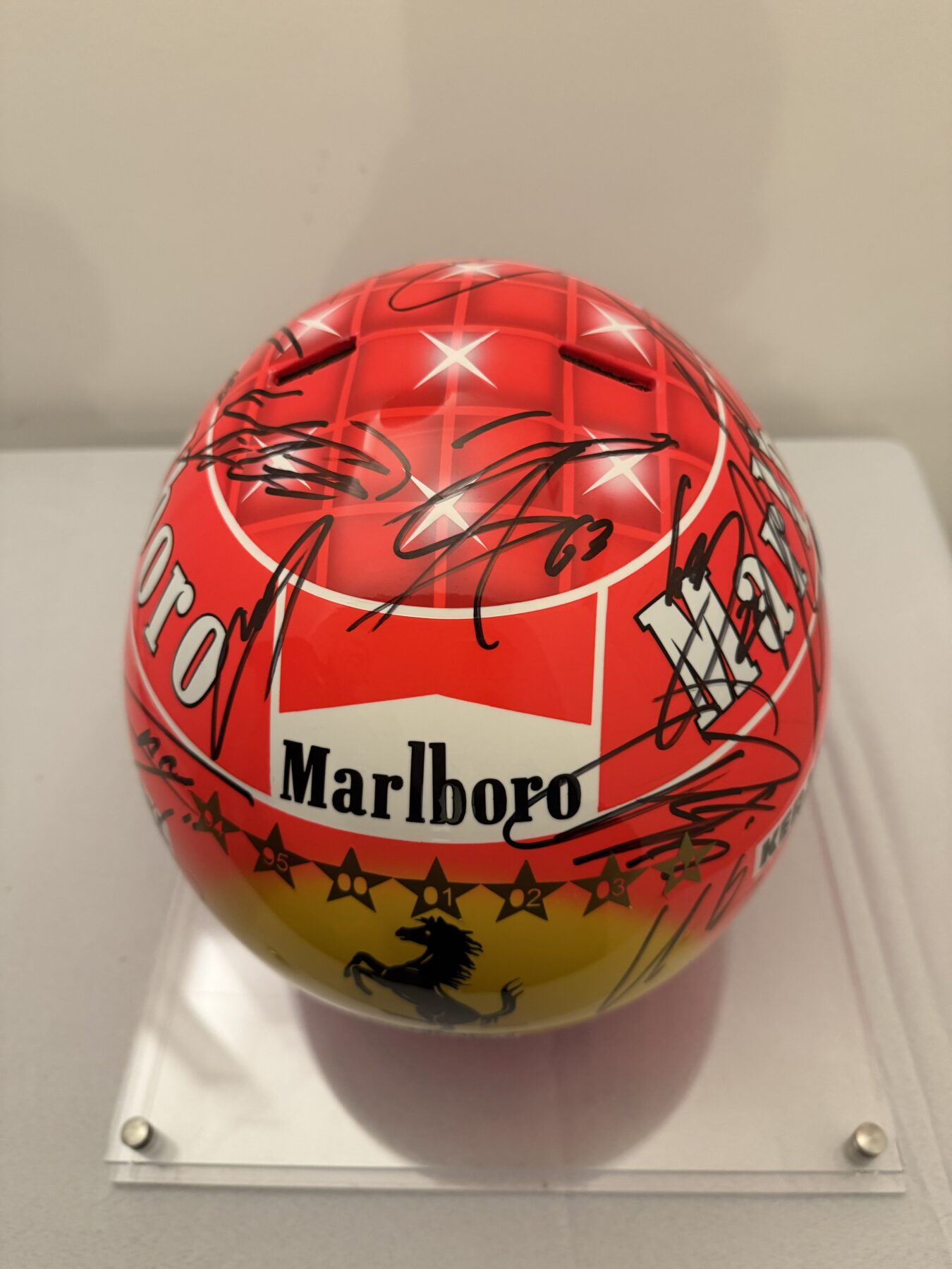 Michael Schumacher Multi Signed Helmet - Image 16