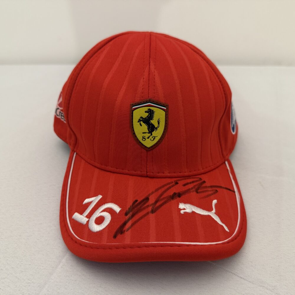 Charles Leclerc signed cap 2025