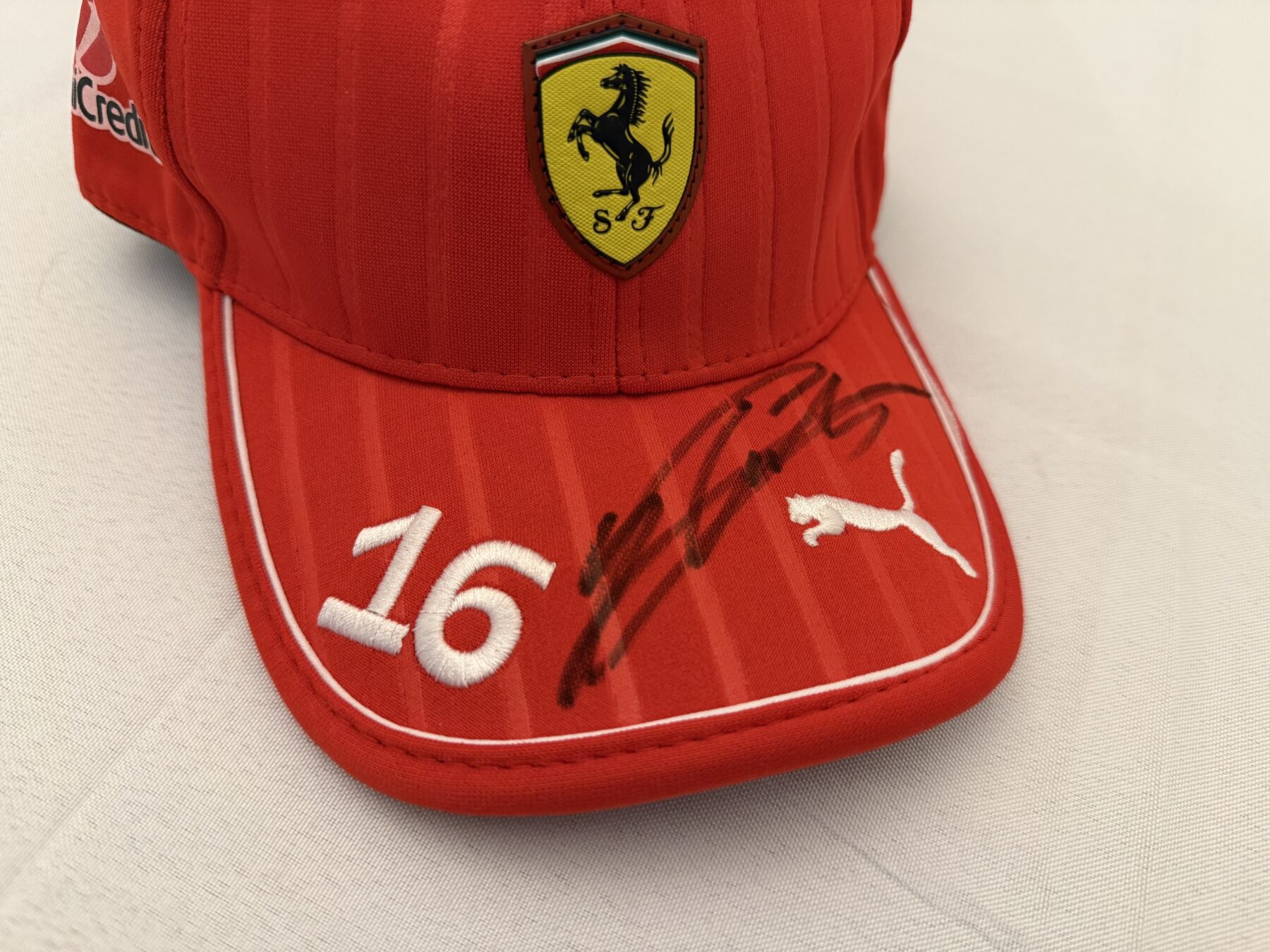 Charles Leclerc Ferrari cap 2025 Signed - Image 3