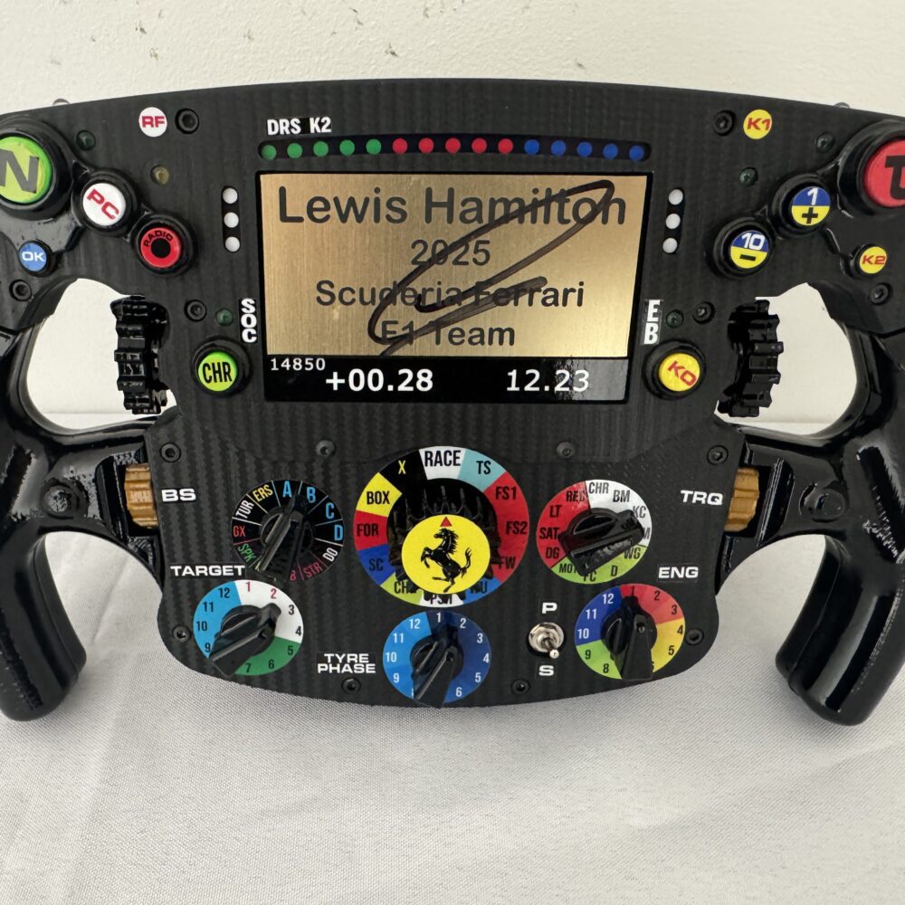 Charles Leclerc signed steering wheel