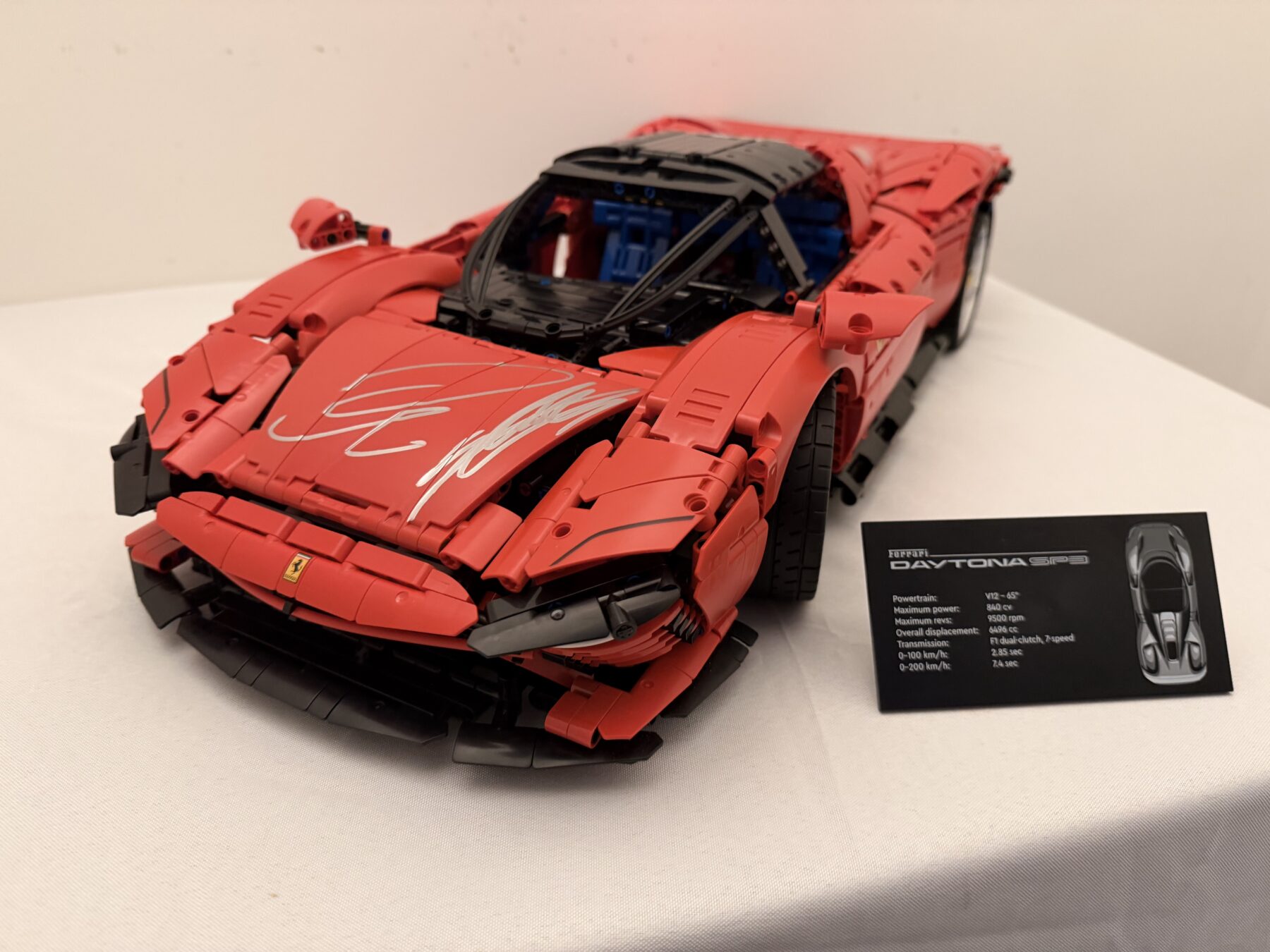 Ferrari Daytona signed Lego