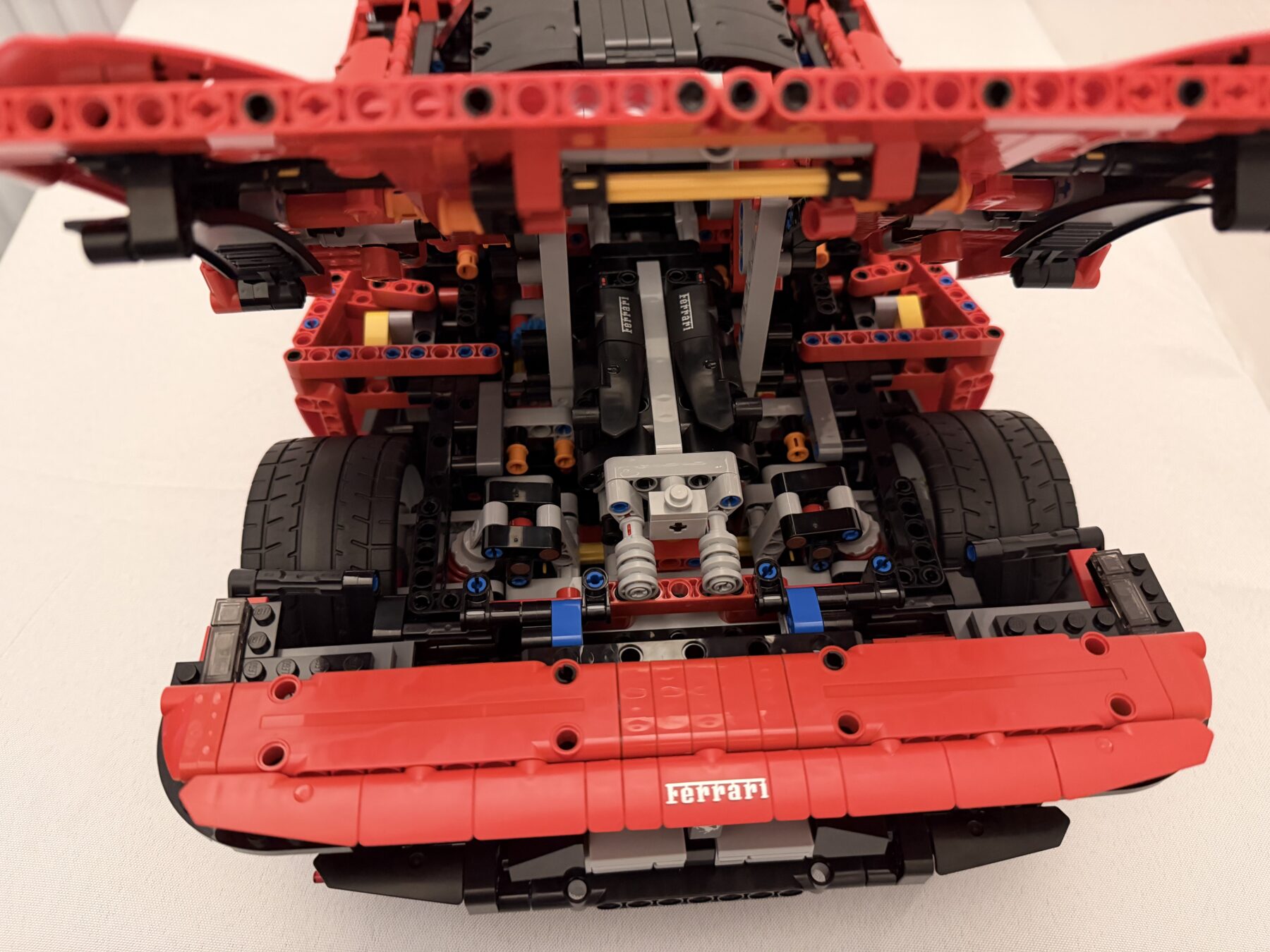 LEGO Ferrari Daytona sp3 -1/8 scale-Signed TWICE by Lewis Hamilton and Charles Leclerc - Image 12