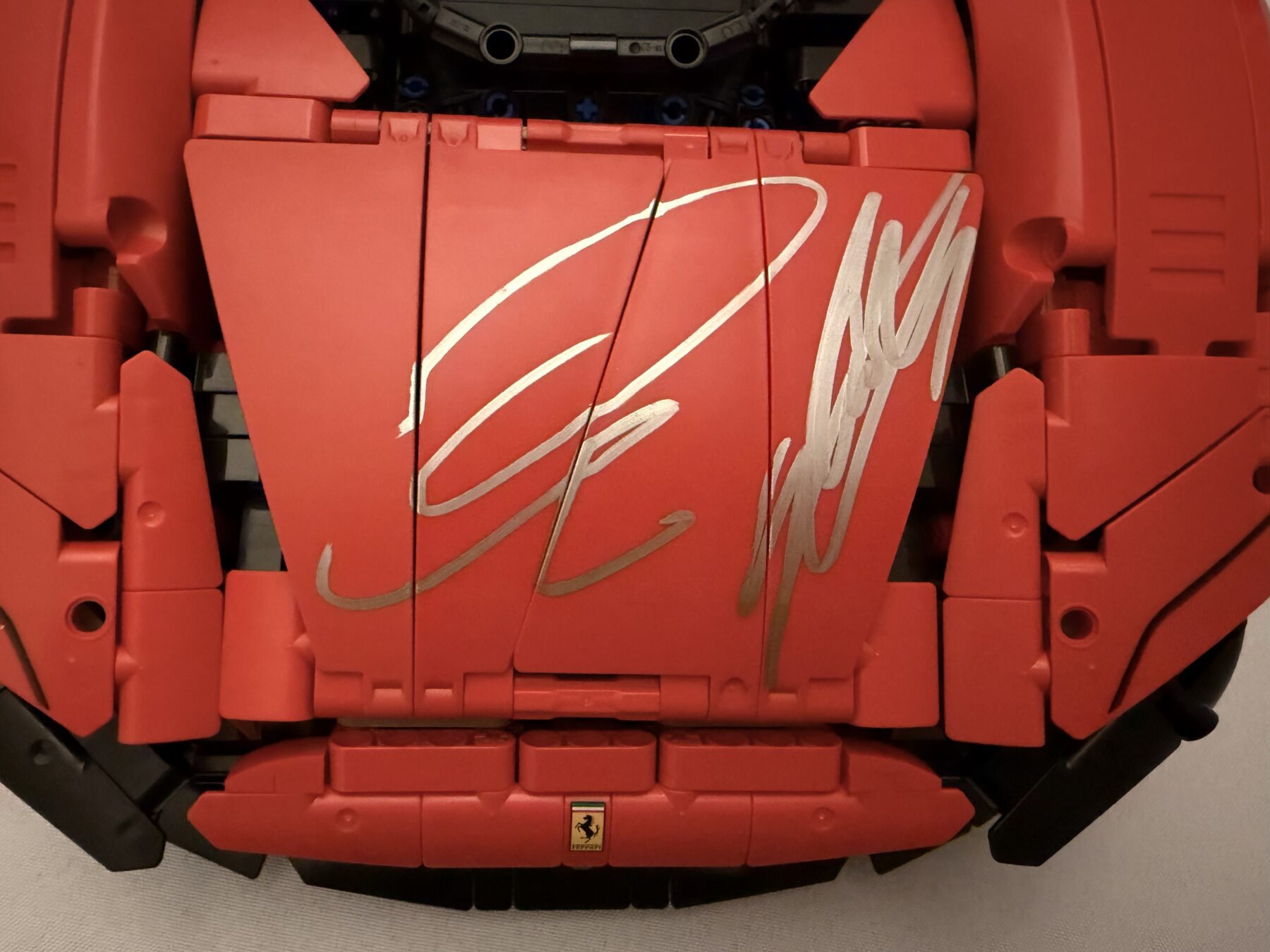 LEGO Ferrari Daytona sp3 -1/8 scale-Signed TWICE by Lewis Hamilton and Charles Leclerc - Image 29