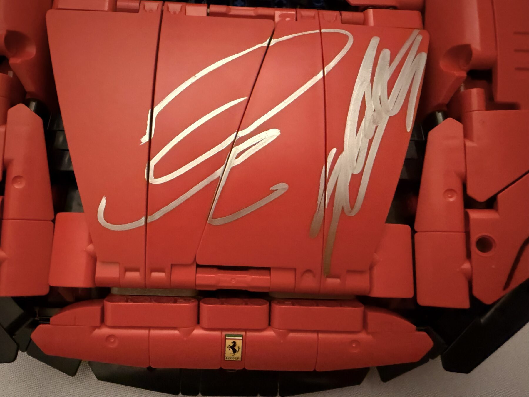 LEGO Ferrari Daytona sp3 -1/8 scale-Signed TWICE by Lewis Hamilton and Charles Leclerc - Image 14