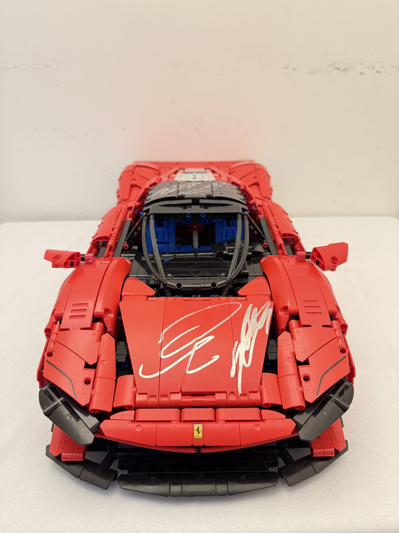 LEGO Ferrari Daytona sp3 -1/8 scale-Signed TWICE by Lewis Hamilton and Charles Leclerc - Image 35