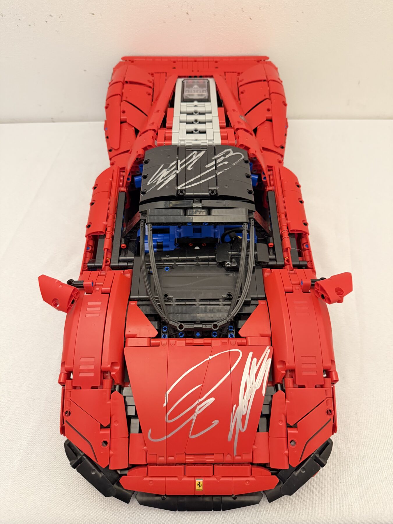 LEGO Ferrari Daytona sp3 -1/8 scale-Signed TWICE by Lewis Hamilton and Charles Leclerc - Image 45