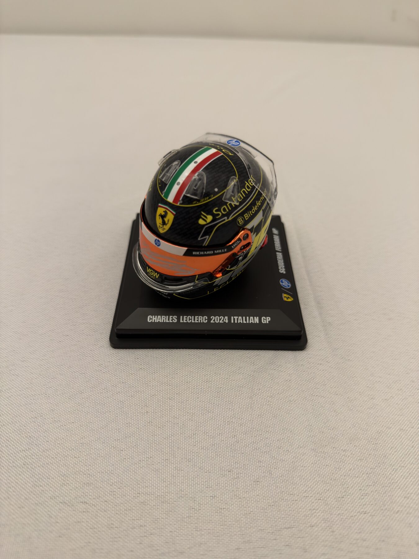Charles Leclerc 1/5 scale helmet Signed - Image 4