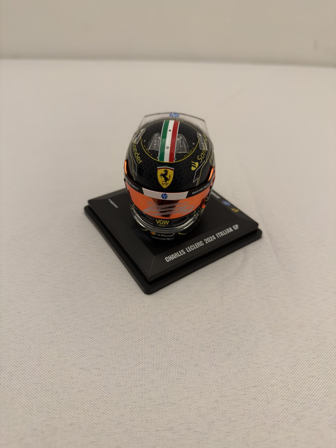 Charles Leclerc 1/5 scale helmet Signed - Image 9