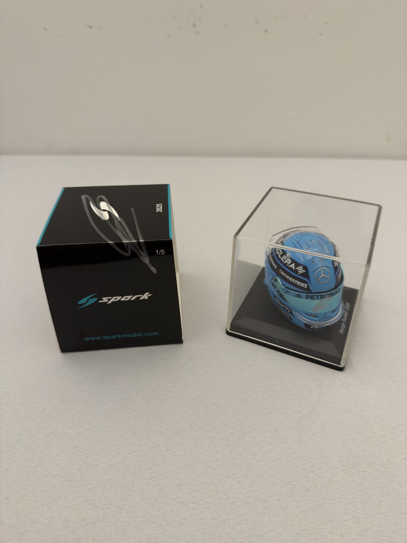 George Russell 1/5 scale helmet Signed - Image 10
