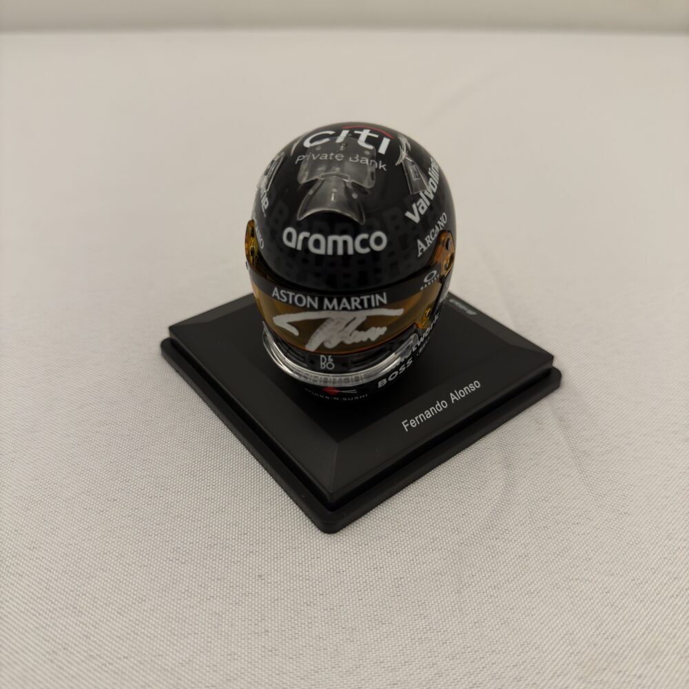Fernando Alonso 1/5 scale helmet Signed