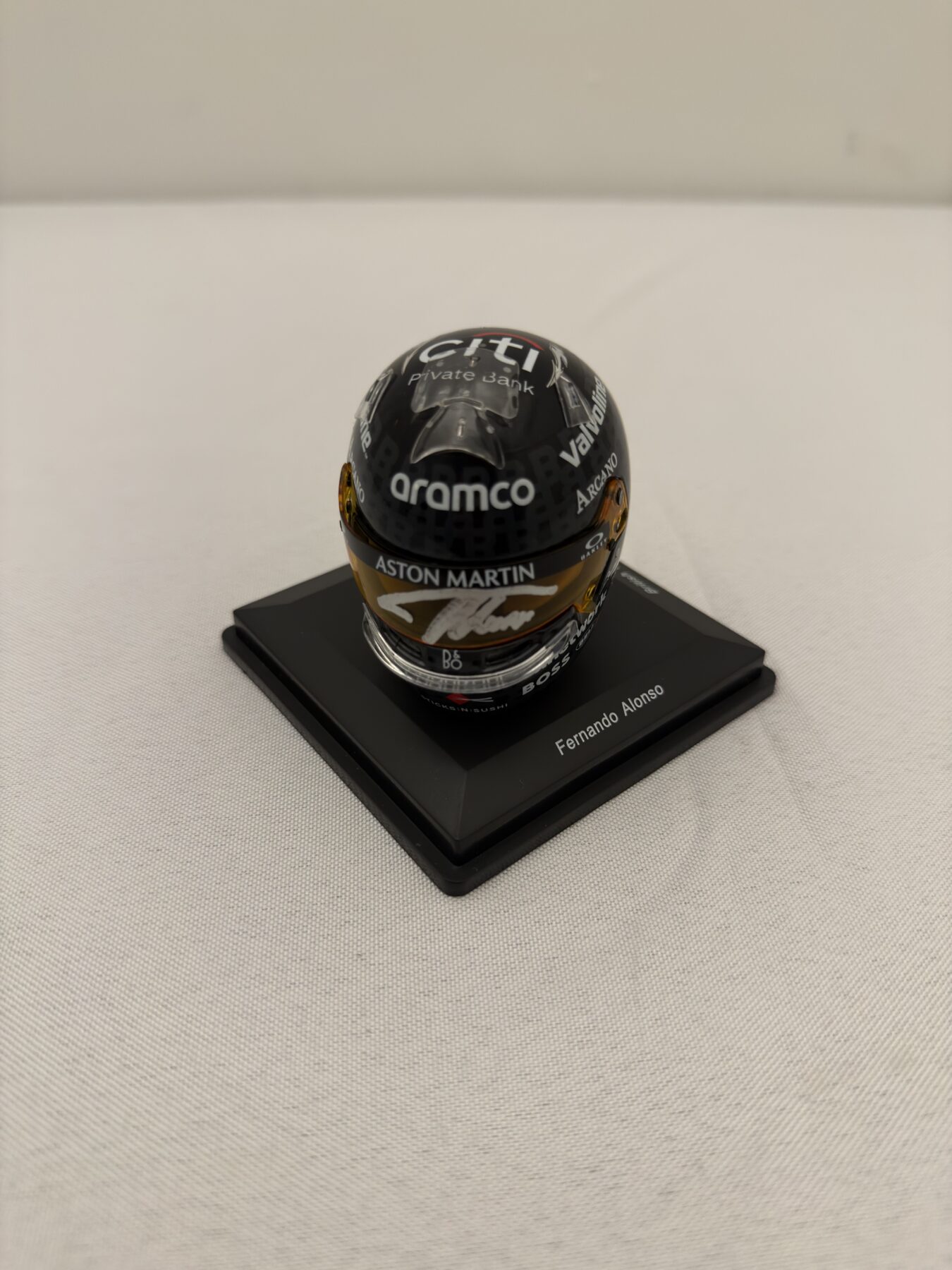 Fernando Alonso 1/5 scale helmet Signed