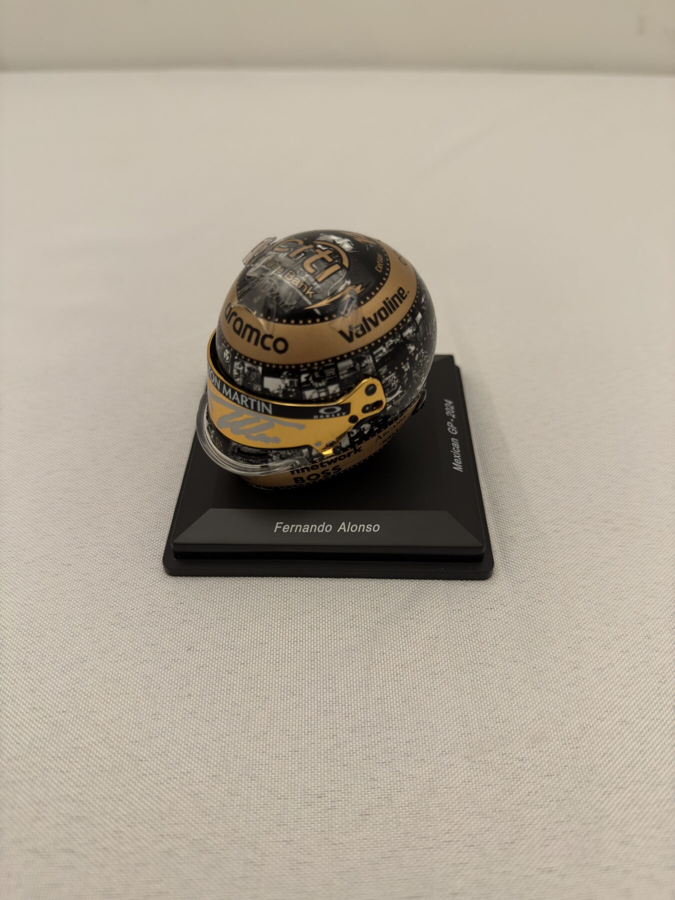 Fernando Alonso 1/5 scale helmet Signed - Image 5