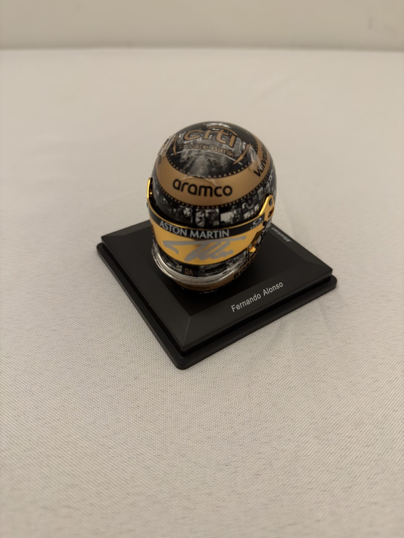 Fernando Alonso 1/5 scale helmet Signed - Image 12