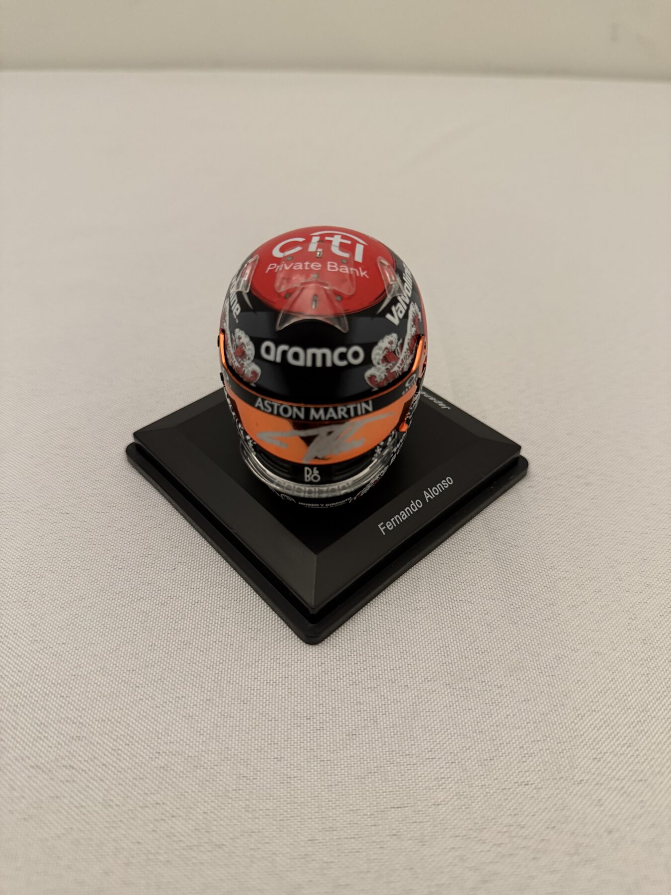 Fernando Alonso 1/5 scale helmet Signed - Image 7