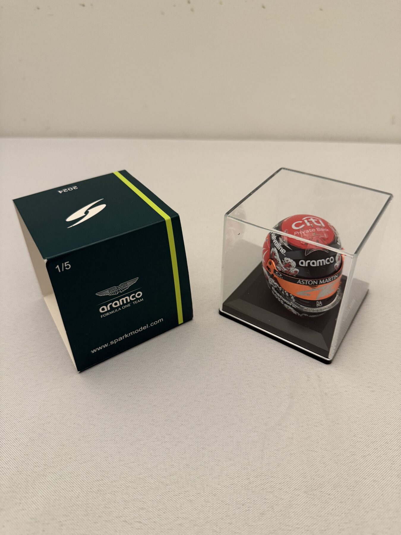 Fernando Alonso 1/5 scale helmet Signed - Image 8