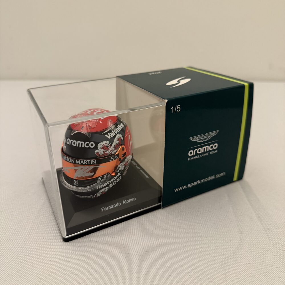 Fernando Alonso 1/5 scale helmet Signed