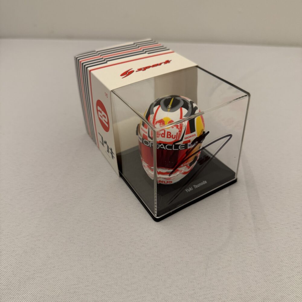 Yuki Tsunoda 1/5 scale helmet Signed