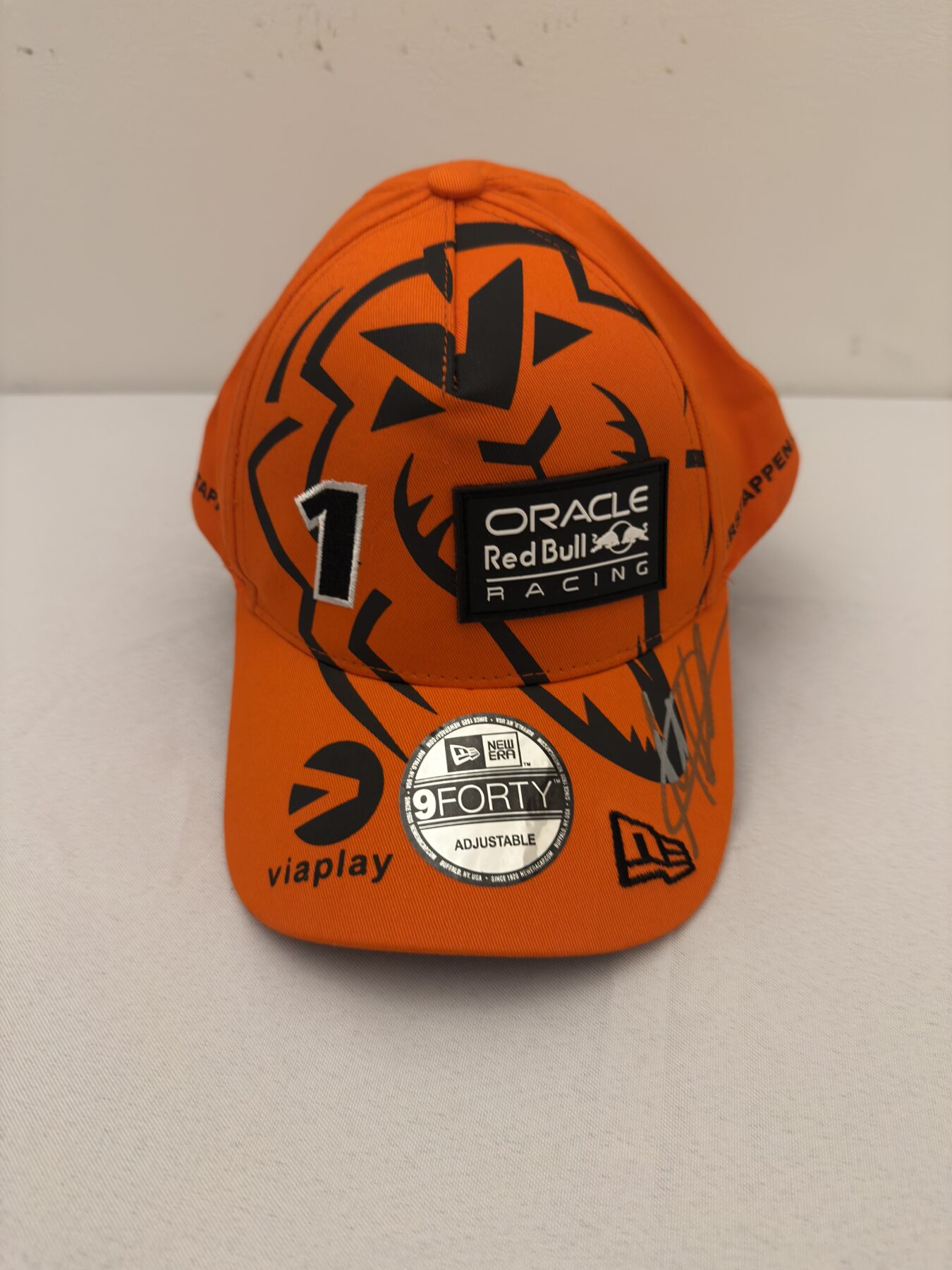 Max Verstappen Orange Red Bull cap -Signed - Image 2