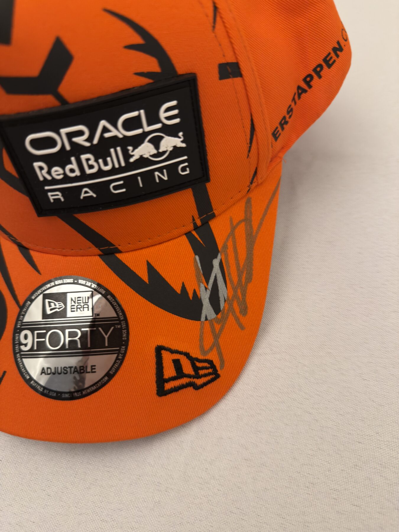Max Verstappen Orange Red Bull cap -Signed - Image 3
