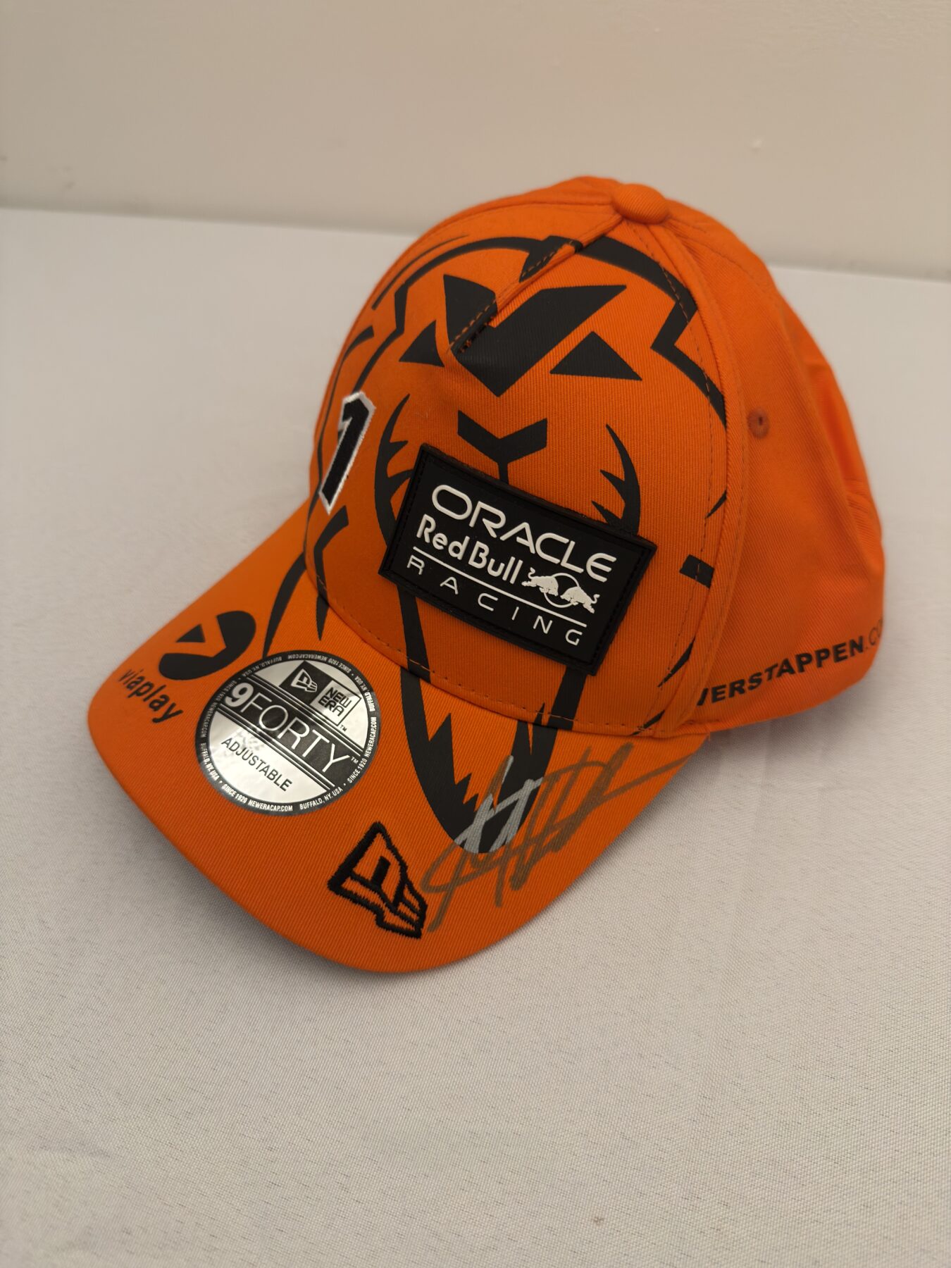 Max Verstappen Orange Red Bull cap -Signed - Image 4
