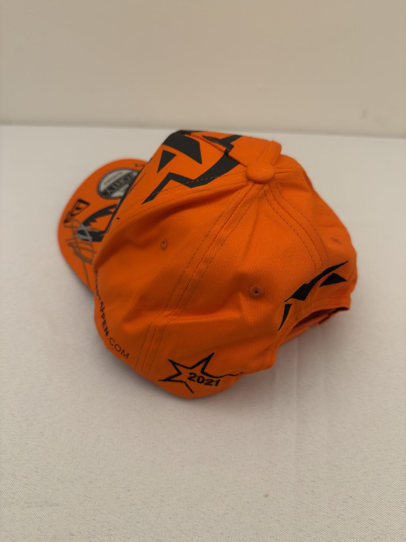 Max Verstappen Orange Red Bull cap -Signed - Image 5