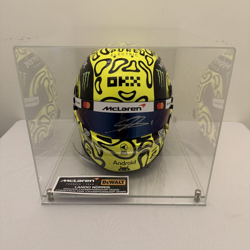 Lando Norris 2025 Full Size Helmet Signed