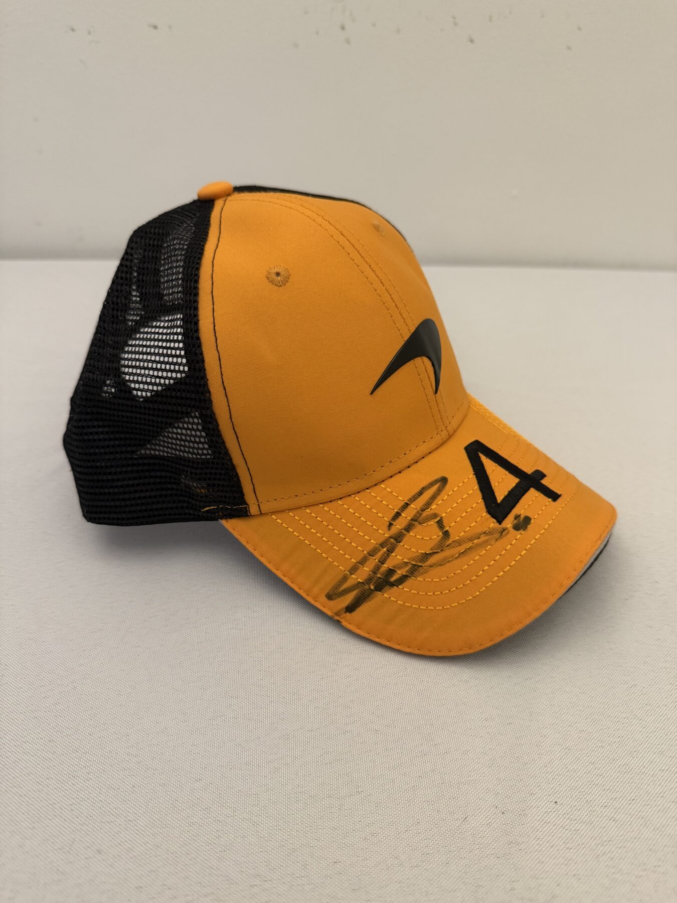 Lando Norris Signed Bell 1:2 Scale F1 Helmet and Cap Display Set - Image 21