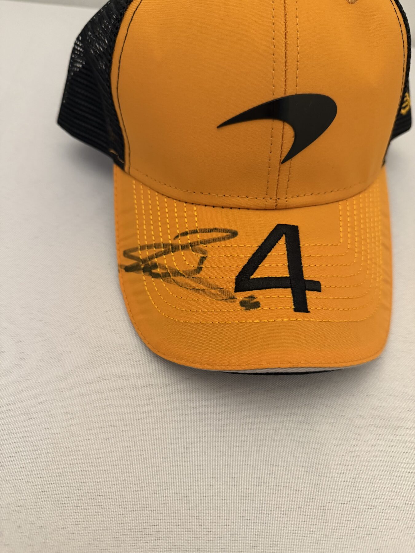 Lando Norris Signed Bell 1:2 Scale F1 Helmet and Cap Display Set - Image 24
