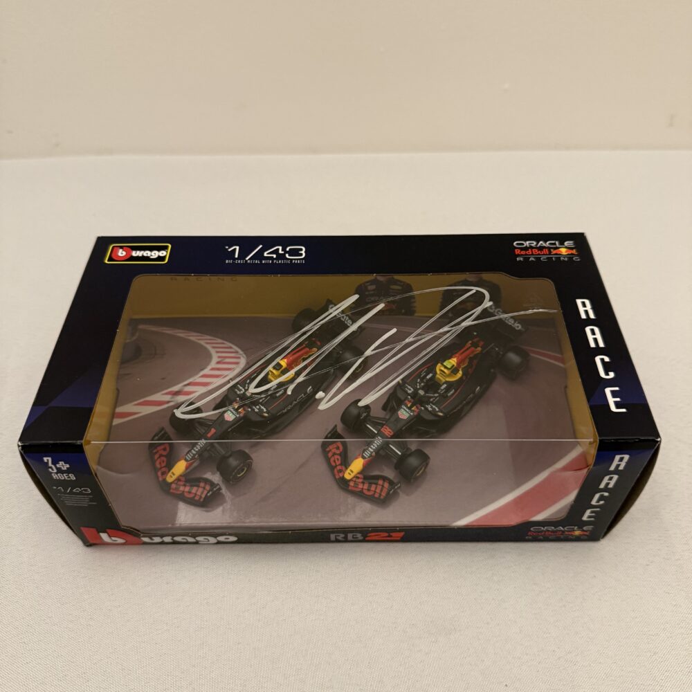 Max Verstappen Signed Red Bull model