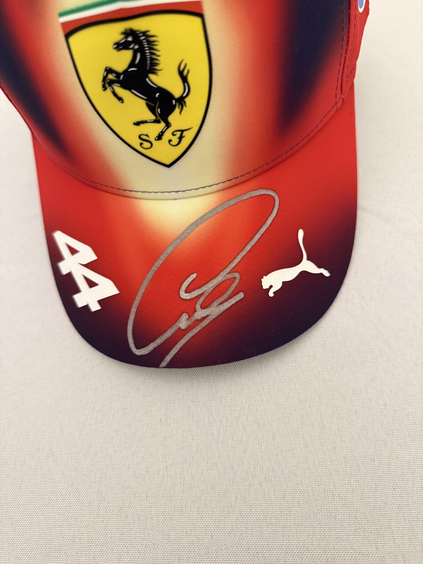Lewis Hamilton-limited edition-Chinese Grand Prix Ferrari cap-Signed - Image 3
