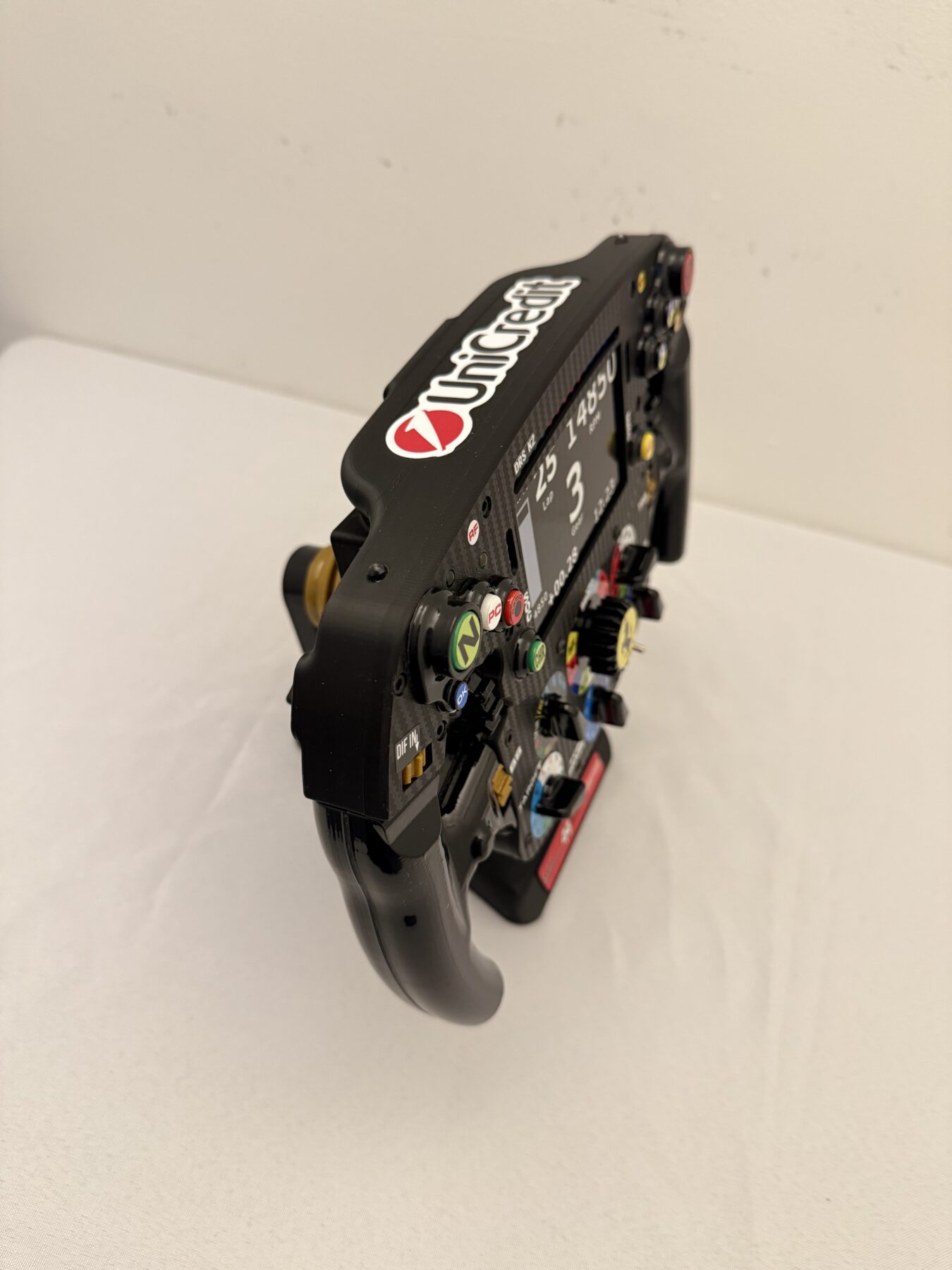 Lewis Hamilton Steering wheel-Signed on the base stand - Image 5
