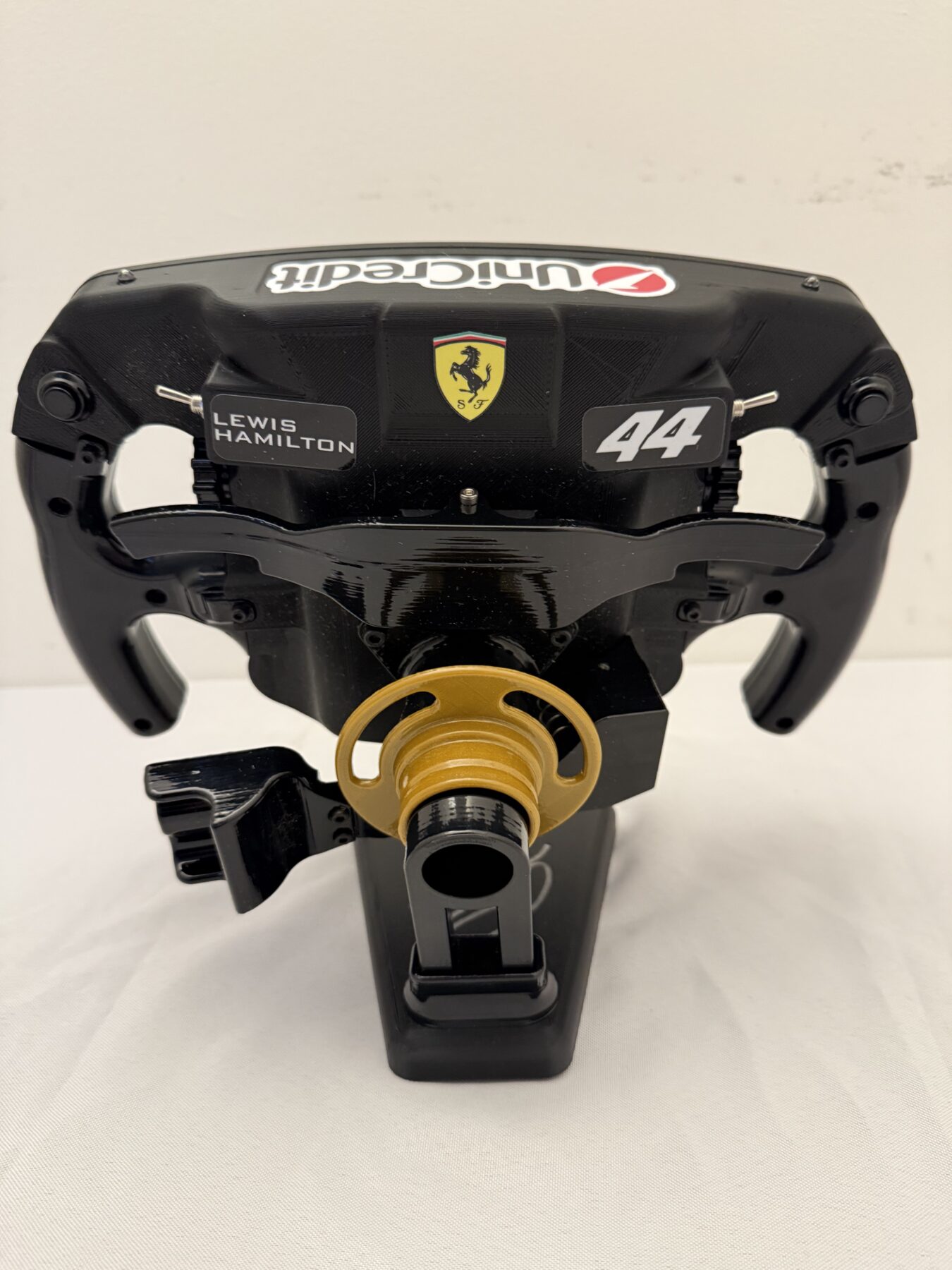 Lewis Hamilton Steering wheel-Signed on the base stand - Image 8