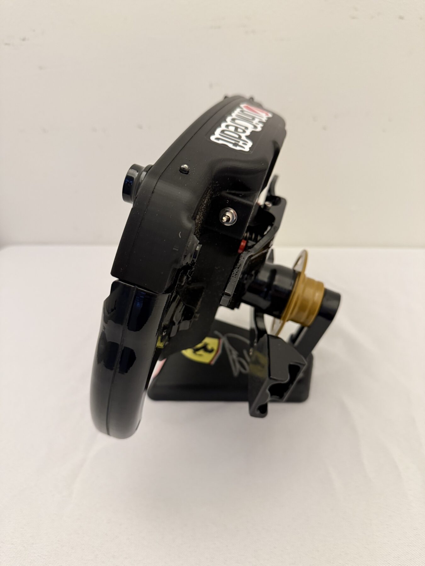 Lewis Hamilton Steering wheel-Signed on the base stand - Image 6