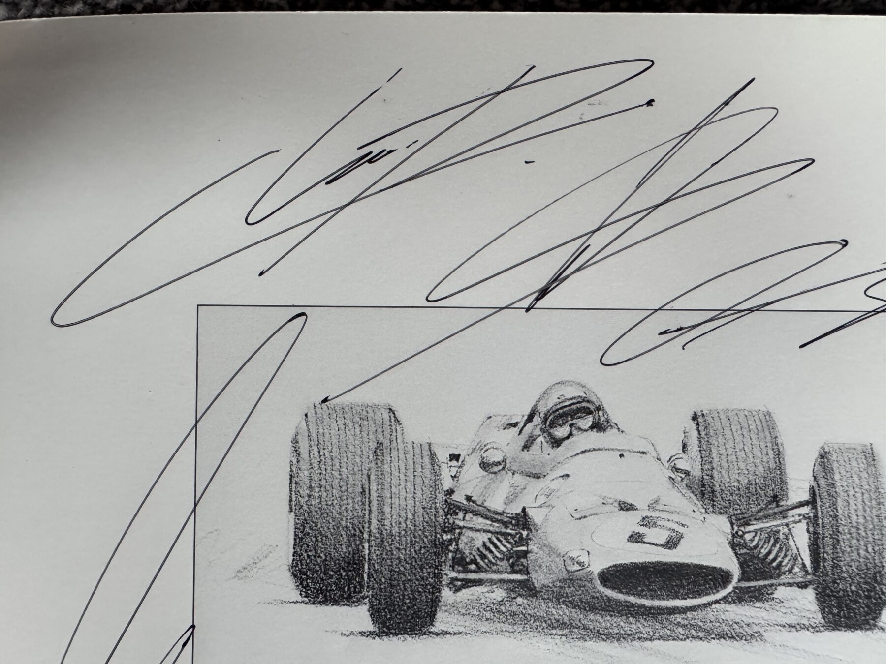 Ayrton Senna Signed Print-Bruce McLaren -100th win 1993-also signed by McLaren drivers past and present - Image 24