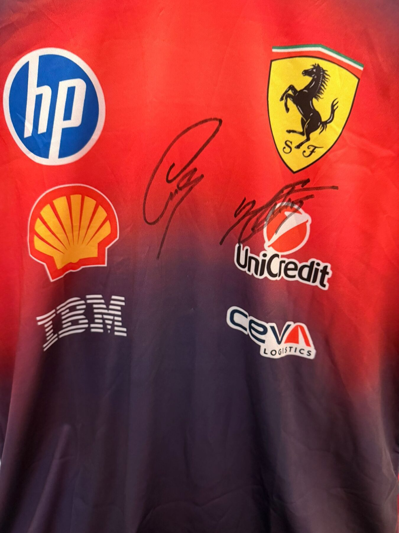 Chinese Grand Prix-2026-Jacket,T shirt and cap -Signed by Lewis Hamilton & Charles Leclerc - Image 2