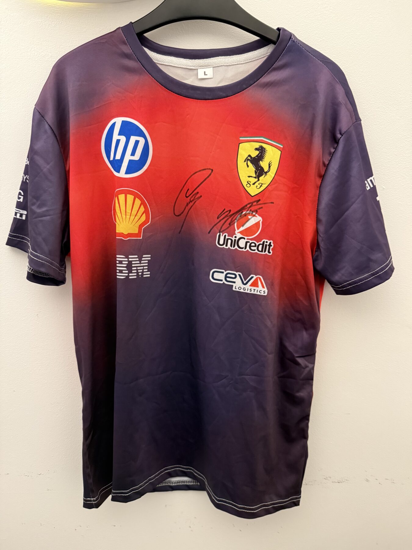 Chinese Grand Prix-2026-Jacket,T shirt and cap -Signed by Lewis Hamilton & Charles Leclerc - Image 14