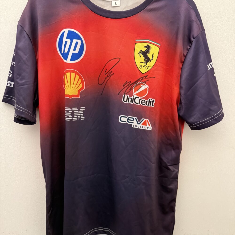 Lewis Hamilton Chinese Grand Prix Signed T shirt-2026