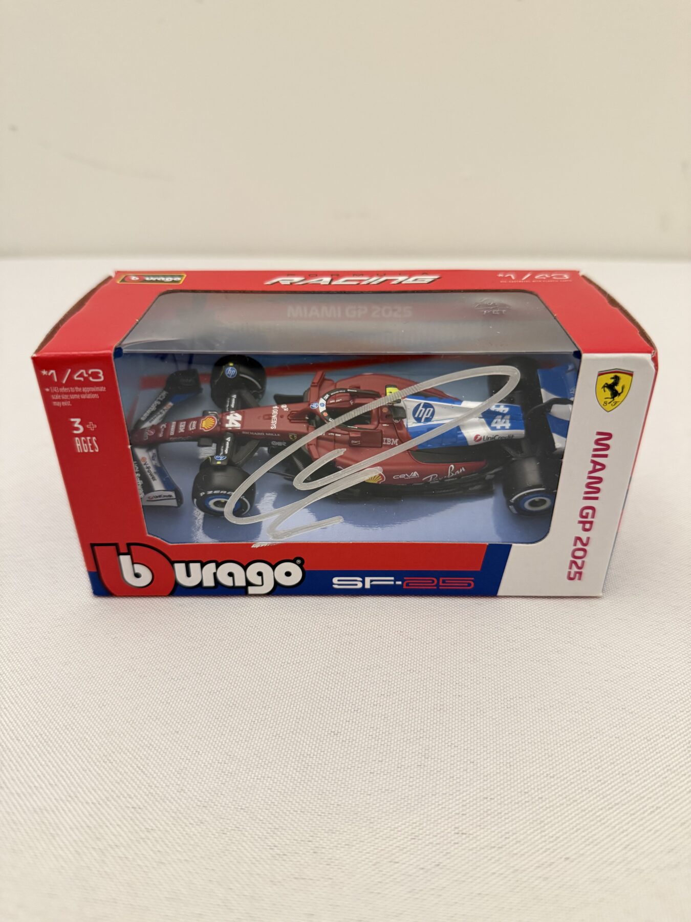 Lewis Hamilton 1/43 Miami GP Signed model