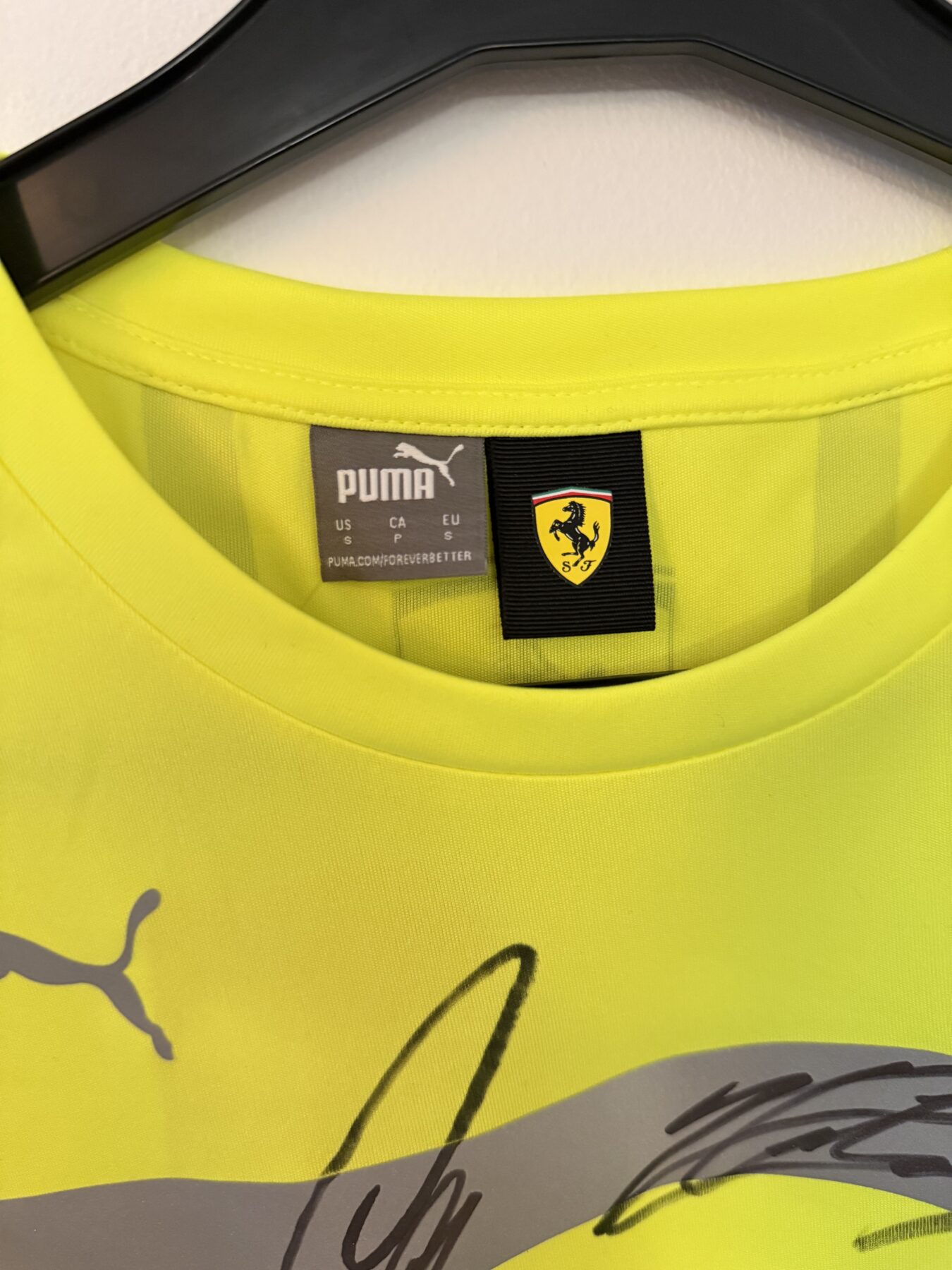 Official Ferrari Logistics crew T shirt and trousers-Signed Charles Leclerc and Lewis Hamilton - Image 11