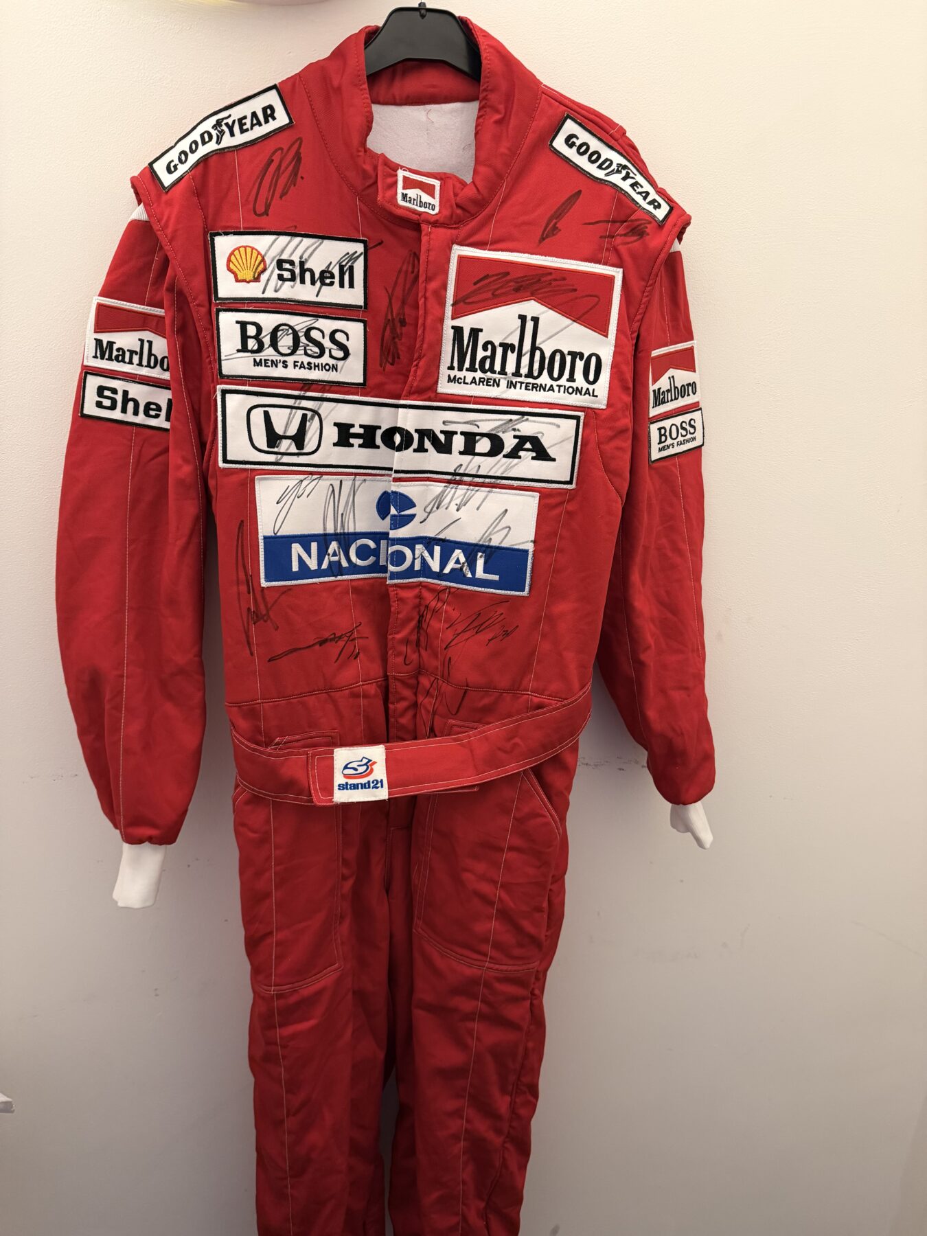 Ayrton Senna-multi signed 1988 race suit - Image 3