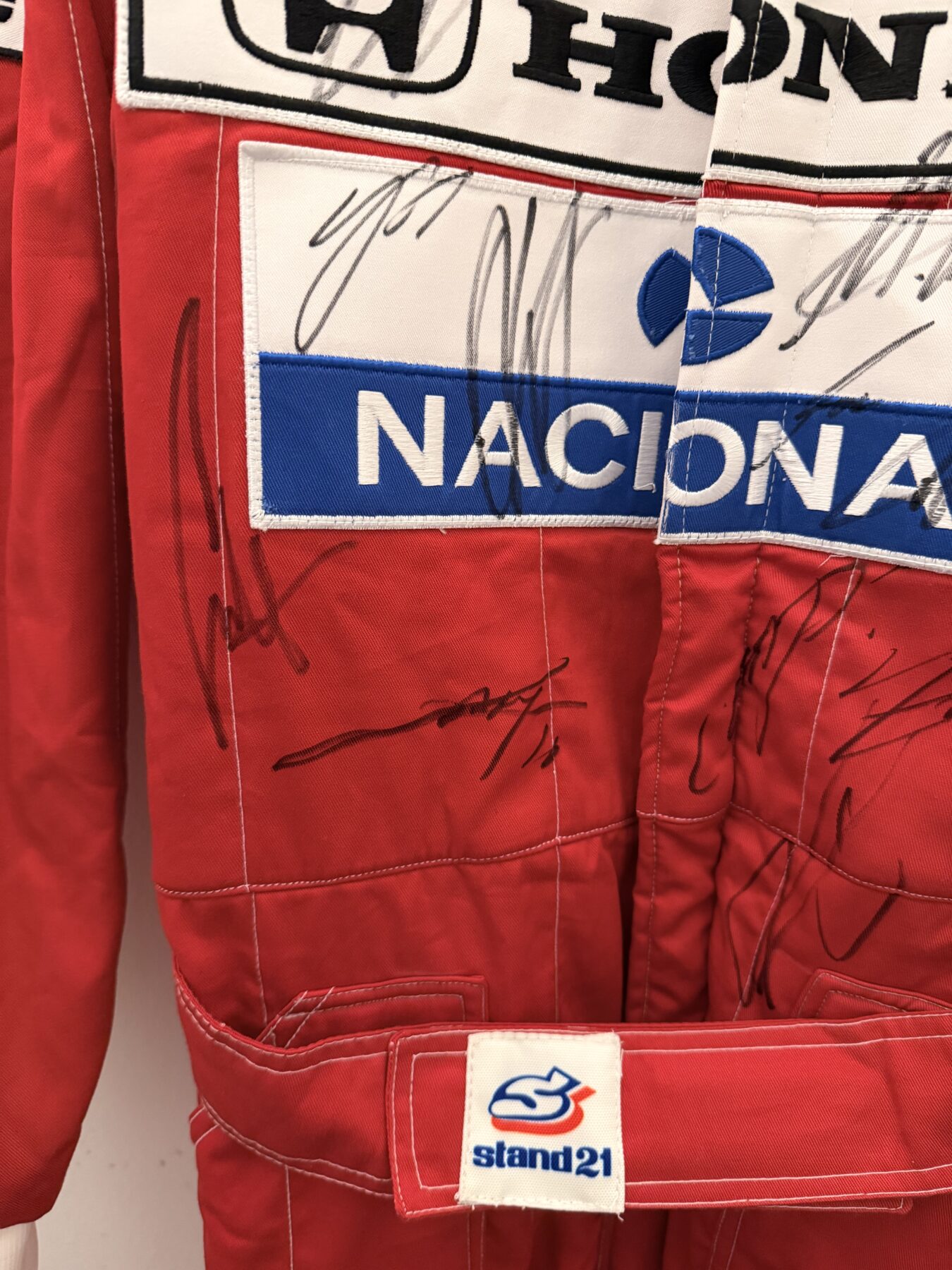 Ayrton Senna-multi signed 1988 race suit - Image 9