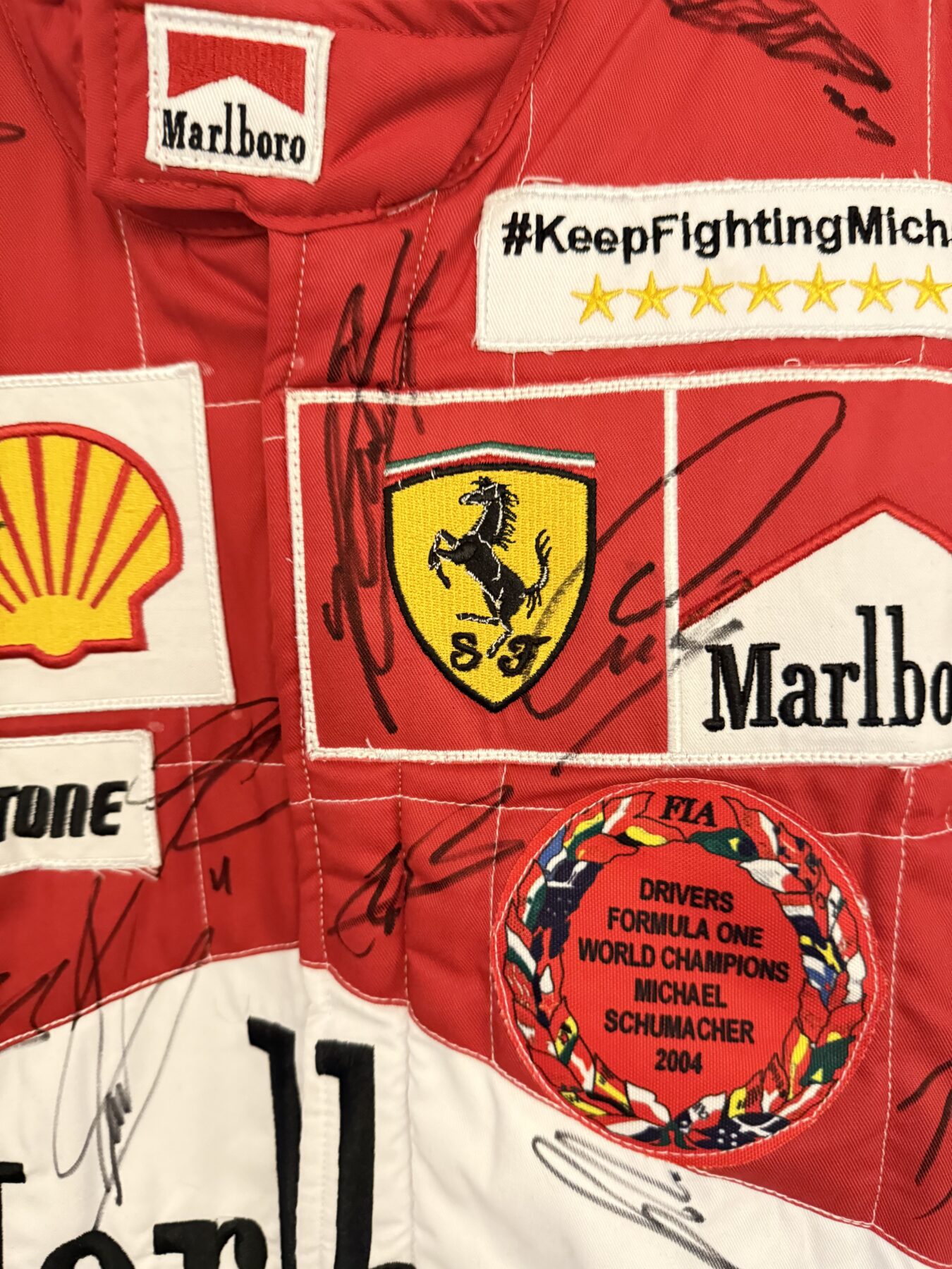 MS multi signed suit